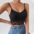 Miniatyrbillede 5 af 10: Dame tanktop SORT S Black S
