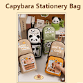 Miniatyrbillede 4 af 10: Capybara Stationery Bag Stationery Box A A A