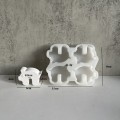 Miniatyrbillede 6 af 8: Silikoneform lysform E E E