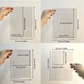 Pikkukuva 3 / 10: 10 KPL:n irtolehtinen albumivalokuvakortti Albumikansio LÄKYVÄ 4 transparent 4 grids-1-4 grids-1