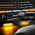 Miniatyrbild 3 av 6: 1 par Universal Blinkers Mini Blinkers LED Blinkers