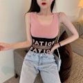 Pikkukuva 3 / 10: Camisole Letter Sling GRAY Grey
