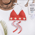 Pikkukuva 5 / 10: Naisten uima-asut Top Beach Wear -asut FLOWER-PUNAINEN KUKKA-PUNAINEN Flower-Red