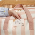 Miniatyrbillede 6 af 10: Quilt lynlås taske Quilt opbevaringstaske ORANGE L Orange L