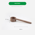 Miniatyrbillede 2 af 8: Kaffeske af træ Køkken Måleskeer SORT VALNØD SBlack Walnut