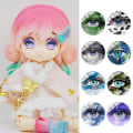 Miniatyrbilde 8 av 10: 20 stk trykt glass cabochons virvelglass cabochons 16MMCOLOR 16mmColor random