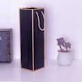 Miniatyrbillede 5 af 10: 10 Stk Vingaveposer Vinflaskeposer SORT Black