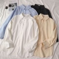 Miniatyrbillede 10 af 10: Hvid løs skjorte damebluse HVID S White S