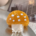 Miniatyrbillede 3 af 10: Mushroom Clip Shark Hair Clips SORT Black