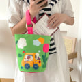 Miniatyrbild 5 av 10: Canvas Handväskor Liten Bucket Bag GUL yellow