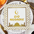 Miniatyrbillede 1 af 10: EID Mubarak Serviet Ramadan Kareem Paper 4 4 4