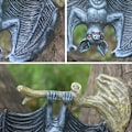 Miniatyrbillede 7 af 7: Flagermusformet hængende flagermus-statue 1 1 1