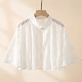 Miniatyrbilde 5 av 10: Rose Jacquard Polyester Sjal Solbeskyttelse Skjerf APRIKOS Apricot
