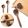 Miniatyrbillede 7 af 8: Kaffeske af træ Køkken Måleskeer SORT VALNØD SBlack Walnut