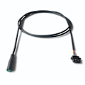 Miniatyrbillede 5 af 6: 5-polet instrumentomformerkabel SM-stik E-cykeladapterstik