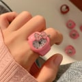 Miniatyrbilde 4 av 10: Se Ring Kt Cat Ring HVIT white