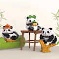 Miniatyrbillede 10 af 10: Panda byggeklodslegetøj Samlet legetøj 1 1 1