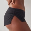 Miniatyrbillede 5 af 10: Low Hight Split Shorts Leggings SORT S Black S