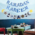 Miniatyrbillede 10 af 10: Ramadan Kareem Banner Eid Mubarak Ornament A A