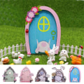 Miniatyrbillede 9 af 10: Miniature Elf Door Fairy Tale Port C C C