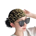 Miniatyrbillede 1 af 10: Turban Hatte Tørklæde GULD Gold