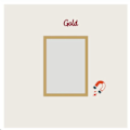 Miniatyrbilde 1 av 8: Magnetisk ramme Fotoramme GULL A4 gold A4