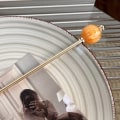 Miniatyrbilde 2 av 10: Rund ball metall hårnål Panfa Artifact 2 2 2