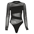 Pikkukuva 6 / 10: Läpinäkyvä Mesh Top Cut-out Base Onesie S S