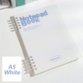 Miniatyrbillede 1 af 10: Ringbind Notesbog Løsbladsnotesbog HVID A5 White A5