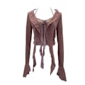 Miniatyrbillede 4 af 10: Top Cardigan Sæt Camisole SORT Black