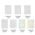 Pikkukuva 2 / 10: 10 KPL:n irtolehtinen albumivalokuvakortti Albumikansio LÄPINÄVÄ 4 transparent 4 grids-2-4 grids-2