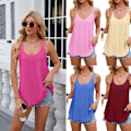 Miniatyrbilde 8 av 10: Damevest Camisole GUL-L GUL-L Yellow-L