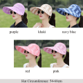 Miniatyrbillede 2 af 10: Dame Hatte Solbeskyttelse Hat PINK pink