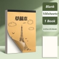 Miniatyrbild 1 av 10: 50/100 ark utkast till papper matematik aritmetiskt papper BLANK-100 ARK Blank-100Sheets