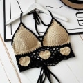 Pikkukuva 1 / 10: Naisten uima-asut Top Beach Wear -asut SYDÄNMUSTA SYDÄNMUSTA Heart-Black