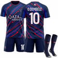 26-27 Paris Saint Germain Barn Treningstrøye Nr. 10 Ousmane Dembélé 28