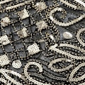 Miniatyrbilde 2 av 10: Flapper sjal paljett sjal FARGE 5 FARGE 5 Color 5