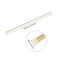 Miniatyrbillede 1 af 4: 1 Stk Messing Stang Solid Rund Stang 8MM 8MM 8mm