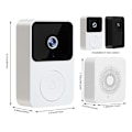 Miniatyrbillede 2 af 10: Trådløs dørklokke Telefon Video Dørklokke Wifi Video Dørklokke