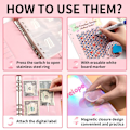 Pikkukuva 9 / 10: 100 Days Savings Challenge Savings Money Binder SILVER Silver
