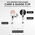 Miniatyrbilde 4 av 8: Kortholder Campus Card Access Bag B B B
