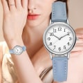 Miniatyrbilde 5 av 10: Dameklokke Quartz Armbåndsur RØD Red