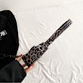 Miniatyrbild 5 av 10: Leopard Handväska Läder Clutch Väska KHAKI khaki