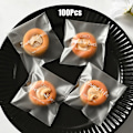 Miniatyrbillede 1 af 8: 100 stk Cookies Emballagepose Selvklæbende poser 5 5 5