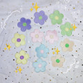 Miniatyrbillede 2 af 4: 12 stk. blomsterlapper Broderede patchblomster Stryg lapper på