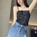 Pikkukuva 2 / 10: Crop Tops Print Tank Tops APRICOT Apricot