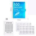 Miniatyrbild 8 av 10: 100 Days Savings Challenge Spara utmaning Binder BLÅ Blue