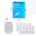 Miniatyrbilde 8 av 10: 100 Days Savings Challenge Saving Challenge Binder ROSE RED Rose Red