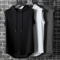 Pikkukuva 6 / 9: Miesten Gym Hihaton huppari Fitness -huppariliivit MUSTA 3XL black 3XL