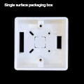 Miniatyrbild 8 av 10: 86 Typ Switch Socket Box Extern Monteringsbox 2 GANG 2 GANG 2 Gang